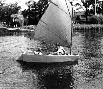 I optimistjollen 3 år gammel